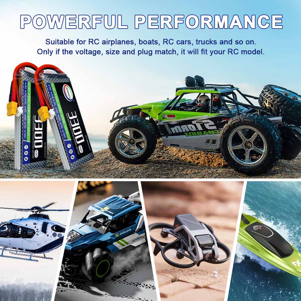 RC Lipo Battery 2S 3S 4S 5S 6S - огляд і ціна 6S Lipo Battery 22.2V 5000Mah
