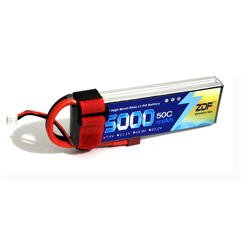 ZDF FPV 450 500 7.4V 11.1V 14. - огляд і ціна 6S Lipo Battery 22.2V 5000Mah