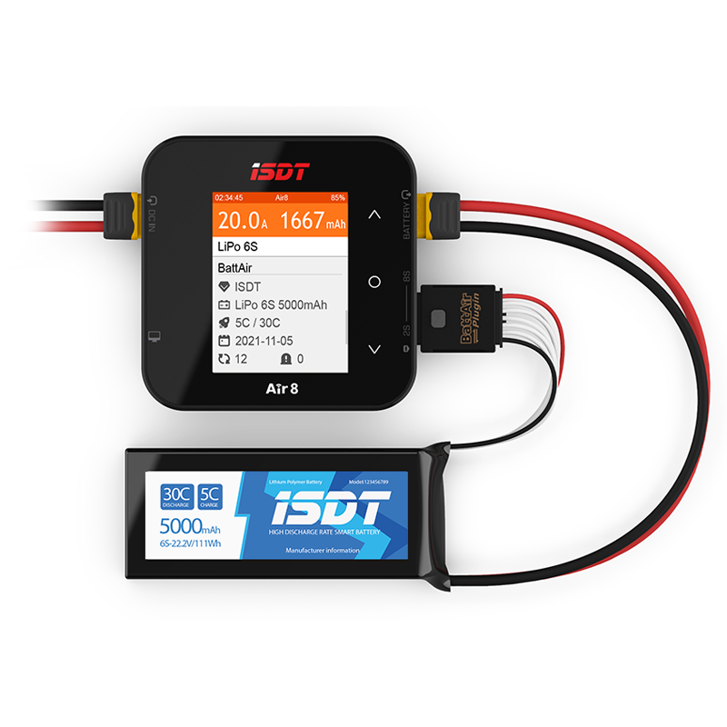 ISDT Air 8 Smart Charger Suppo - огляд і ціна Isdt Air8 8S Lipo Charger