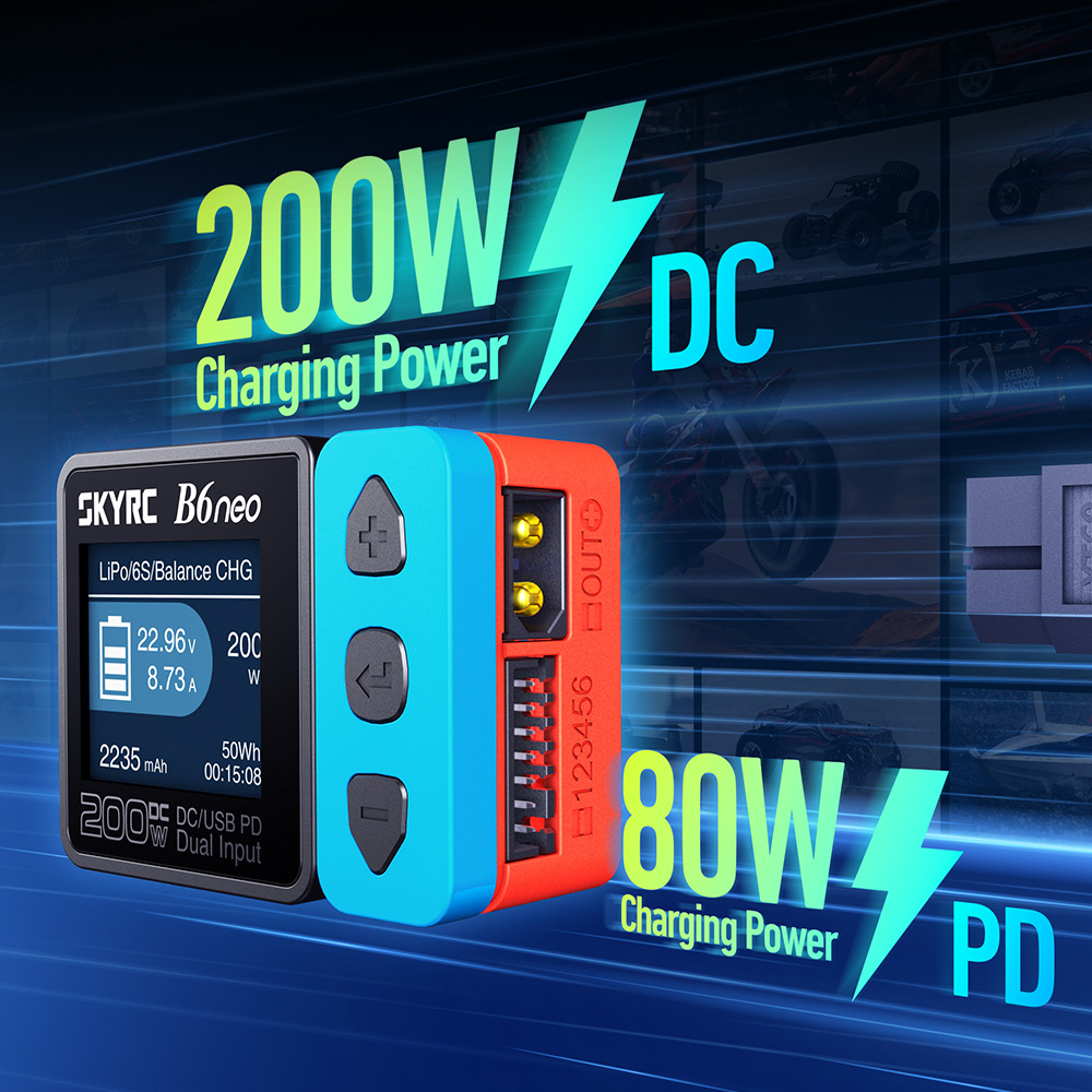 SkyRC B6 Neo Smart Charger DC  - огляд і ціна Skyrc B6 Neo Smart Charger