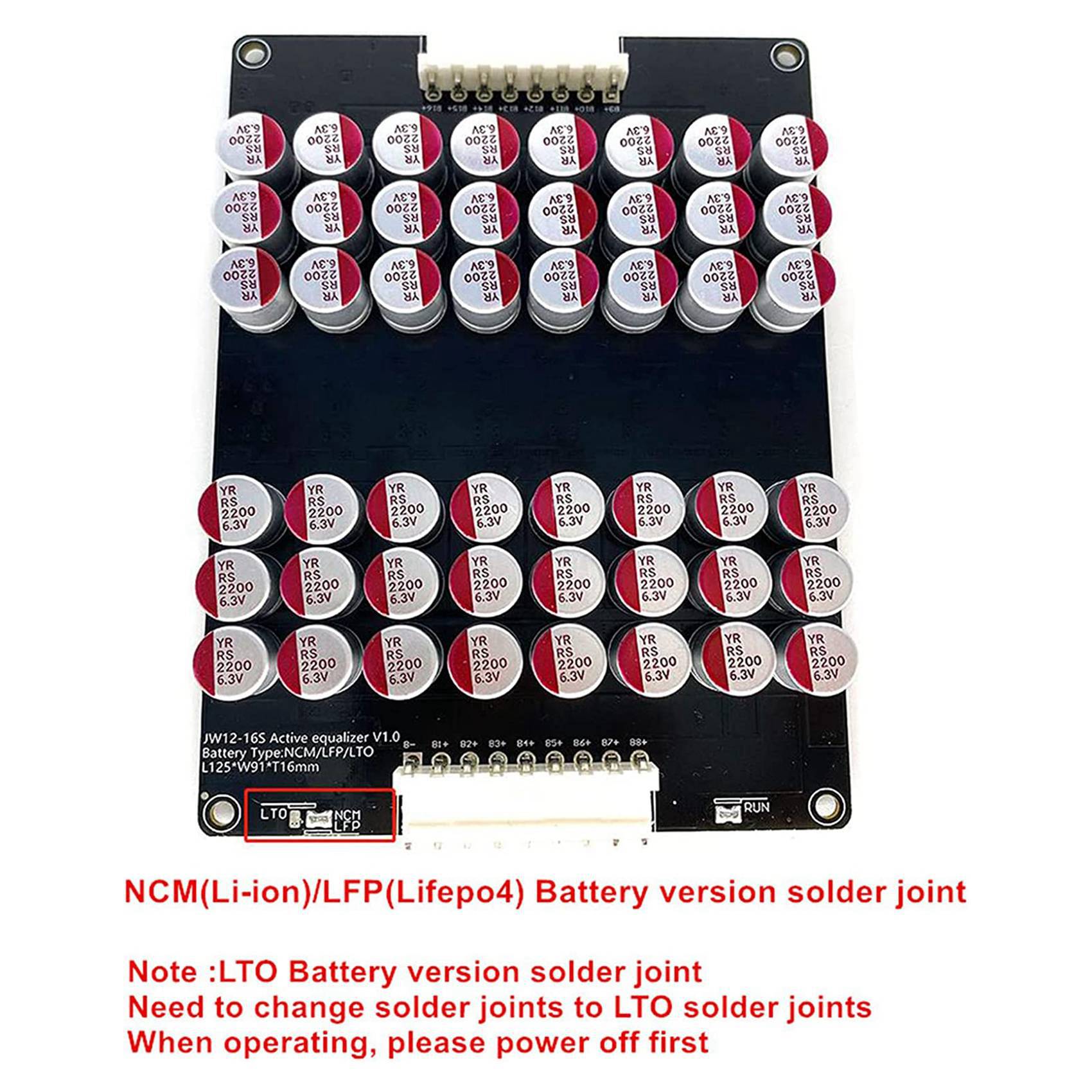 ABZZ-2X 12S 13S 14S 15S 16S Ac - огляд і ціна 12S Lipo Battery Balancing Board