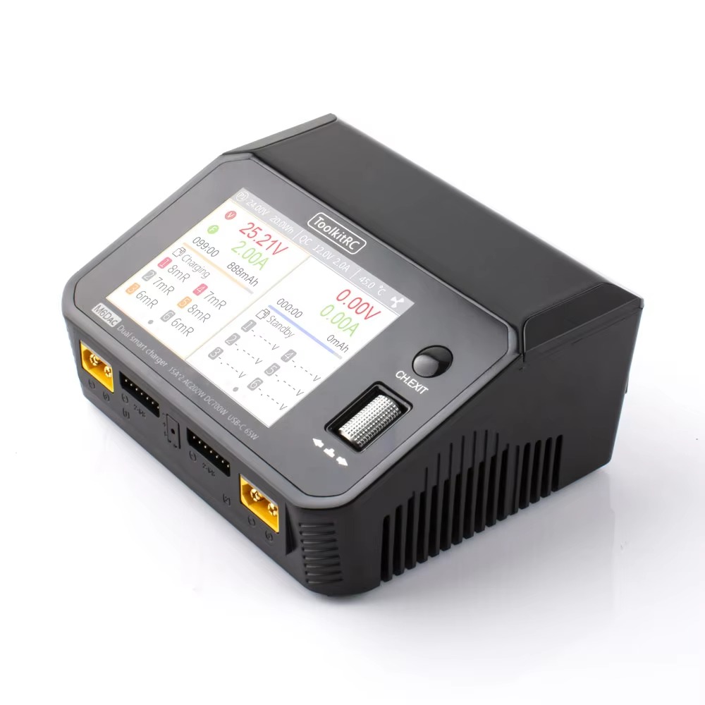 SmCpToolkitRC M6DAC Dual Chann - огляд і ціна Toolkitrc M6Dac Smart Charger