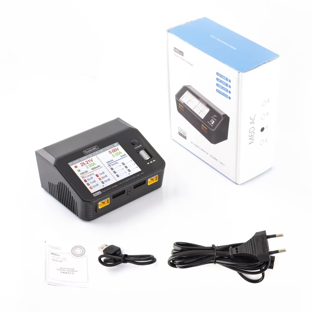 SmCpToolkitRC M6DAC Dual Chann - огляд і ціна Toolkitrc M6Dac Smart Charger